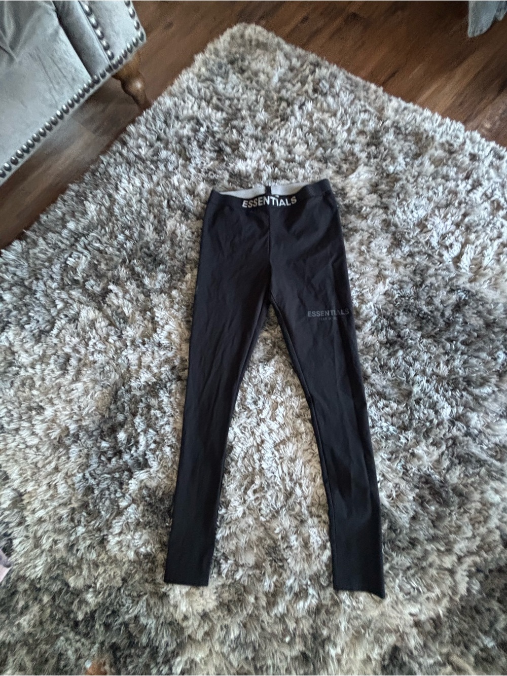 Essentials Black High-Rise Jeggings